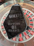 Sacoche Support Nomads France noire brodée.